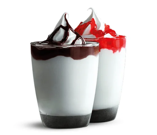 Sundae (Chocolate  Strawberry)